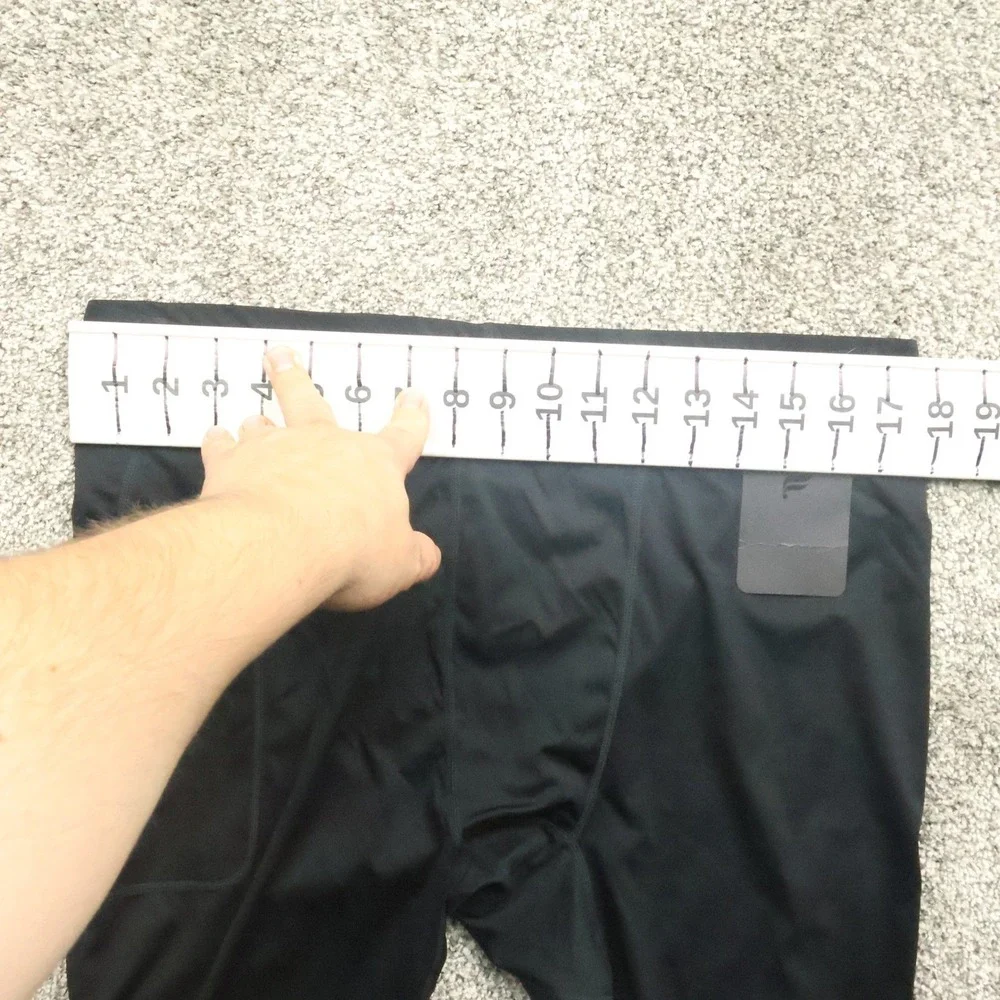 Fabletics Men's Baseline 3/4 Compression Tights Black Size XXL NWT